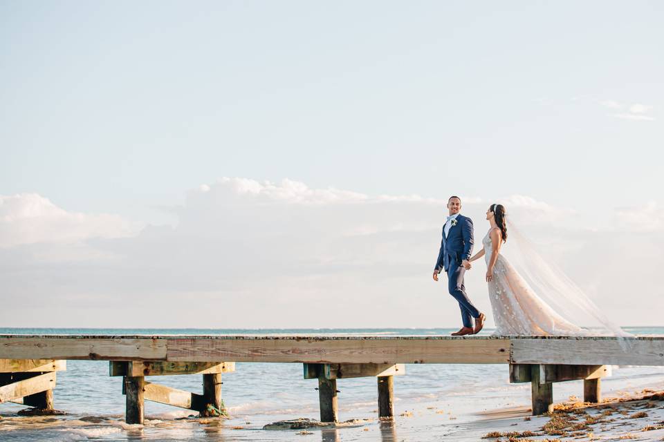 Two souls united by the sea an
