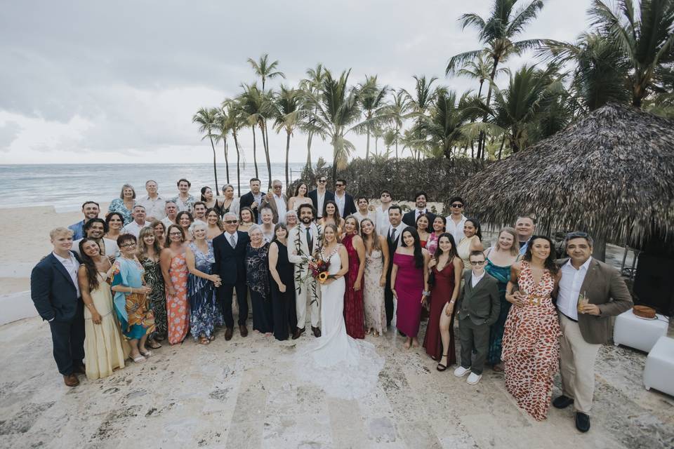 Celebrating love with family