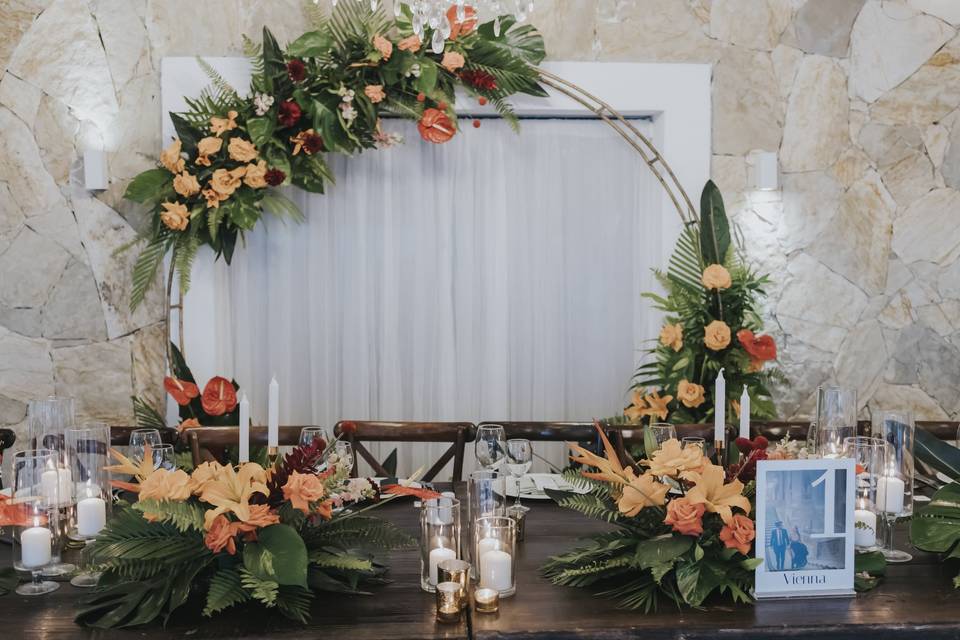 Wedding ceremony decor