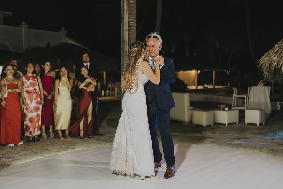 First dance moment.