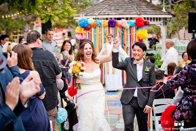 The happy couple
