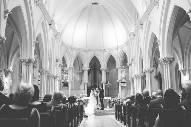 At the altar