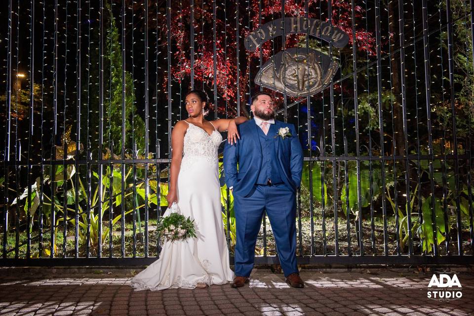 Charming Bride and Groom