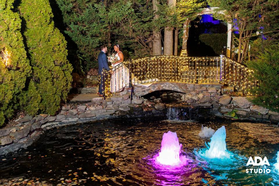 Couple on the bridge