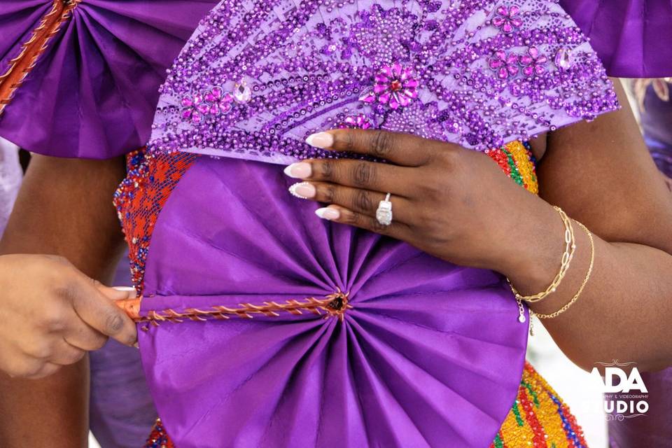Radiant love in purple.