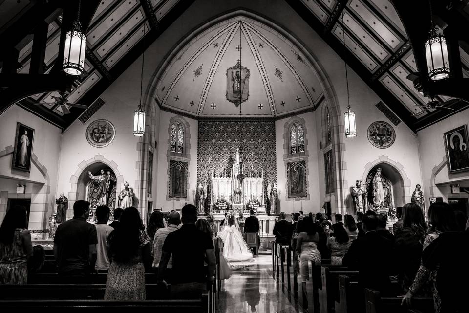 Sacred vows, eternal love.