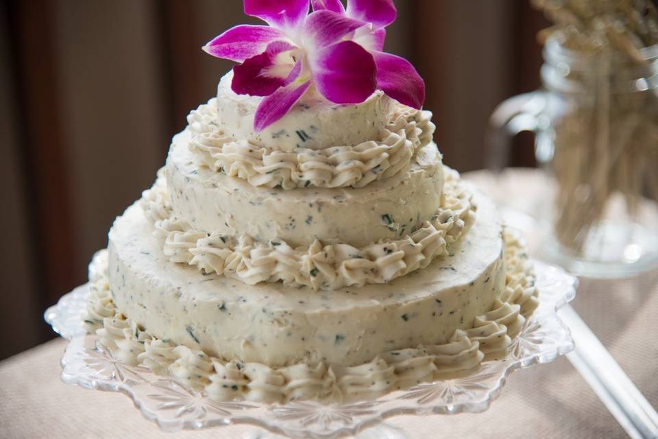 Boursin Cheese Wedding Cake