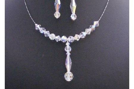 BRD999  Swarovski Crystals Bridal Jewelry Sapphire Crystals Freshwater Pearls http://www.fashionjewelryforeveryone.com/BridalStatic/BRD999.html