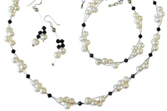 This gorgeous drop down Sparkling Genuine Ab Swarovski Crystals Bicon Round and Long Bicone Beads Necklace and earrings. Our beaded Necklace features gorgeous with Genuine Swarovski Crystals AB, each has been hand-matched and hand strung