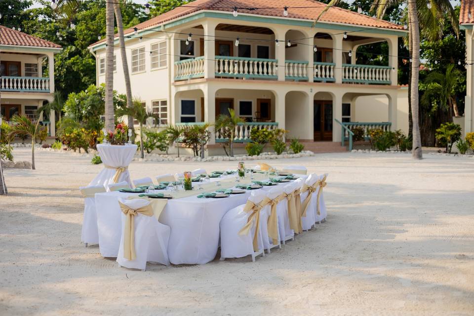 Tropical Wedding Cake