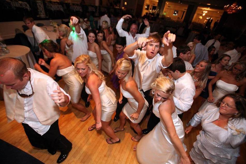 Wedding dance party