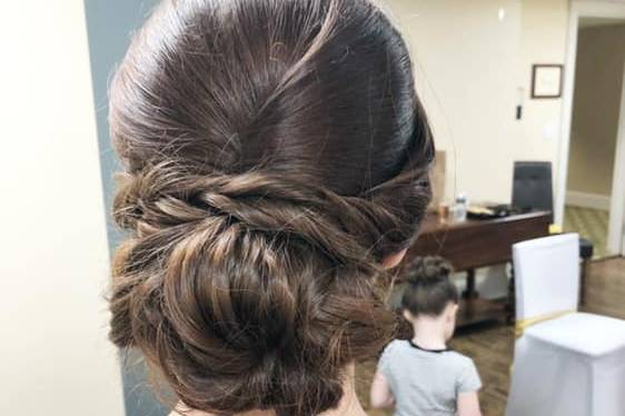 Wedding updo