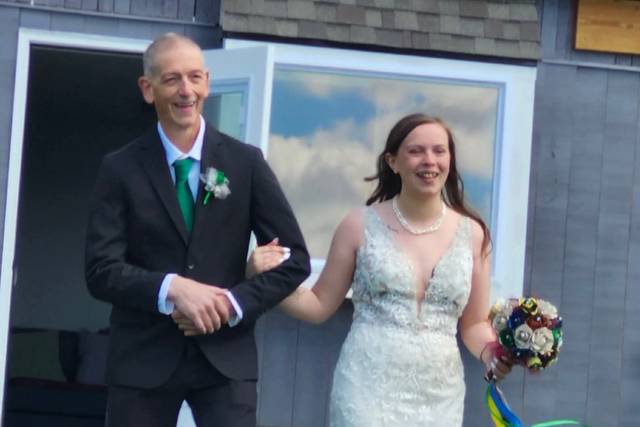 On the way to say I do.