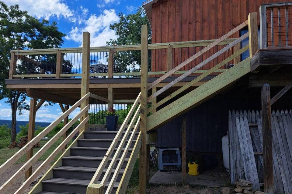 The south deck stairs