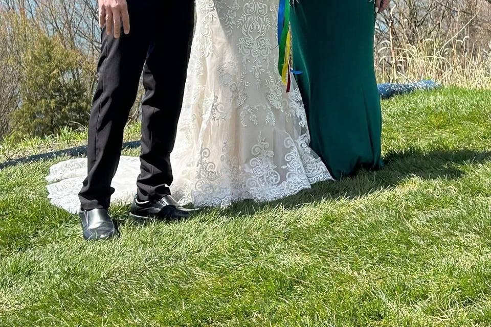 Happy Couple with Mom