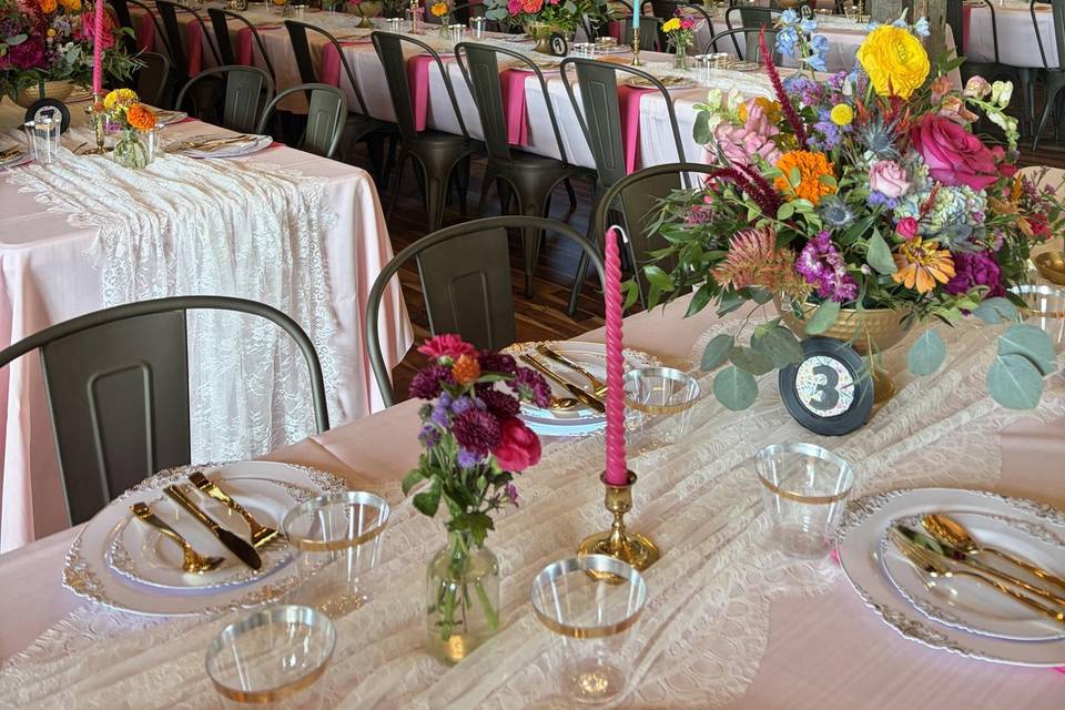 Ready for guests to arrive.