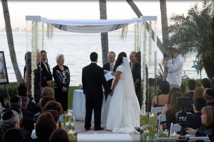 ArcDivine.com :: Miami Acrylic Chuppah Wedding Canopy Arch Rental Plastic Clear Glass