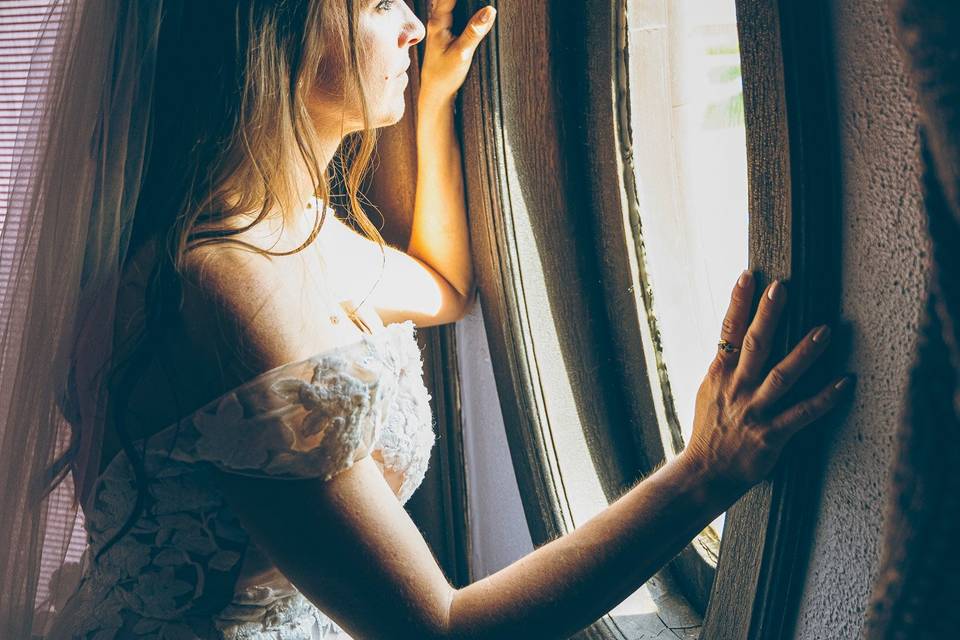 Looking into the distance