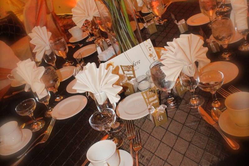 Wedding tablescape