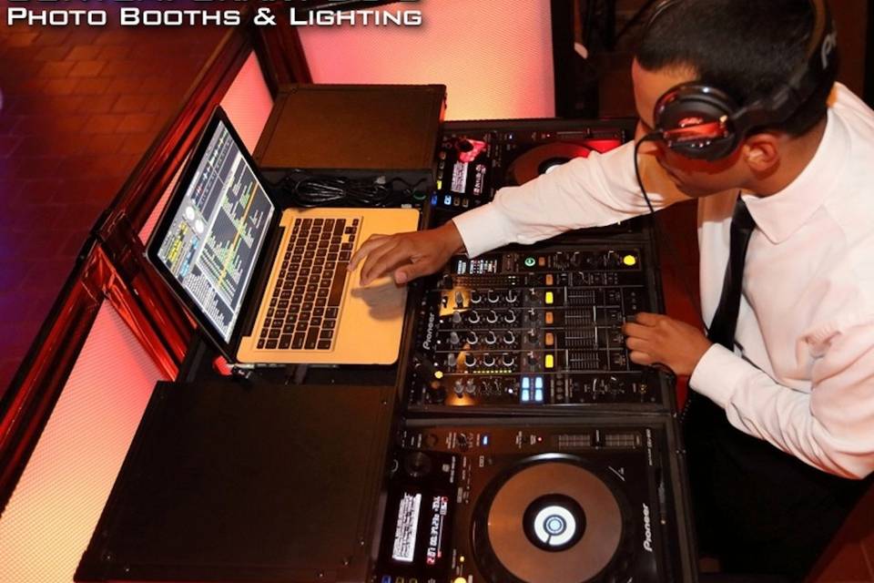 Contemporary DJ's Photo Booths & Lighting