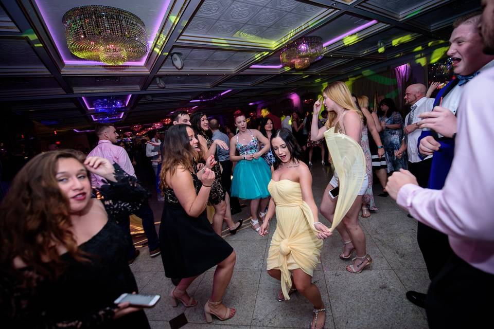 Ladies on the dance floor