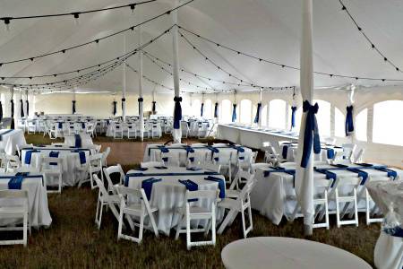Blue and White Country Wedding