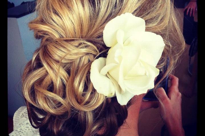Wedding hair by Charlotte