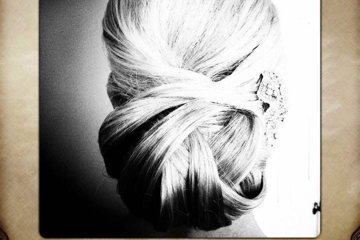 Wedding hair by Charlotte