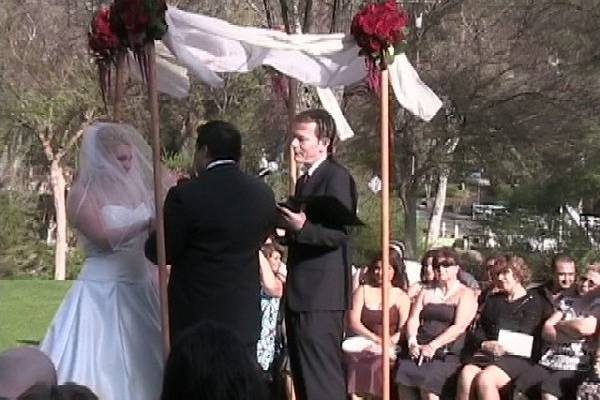 a beautiful wedding at Malibou Mountain Lake Club in Agoura Hills