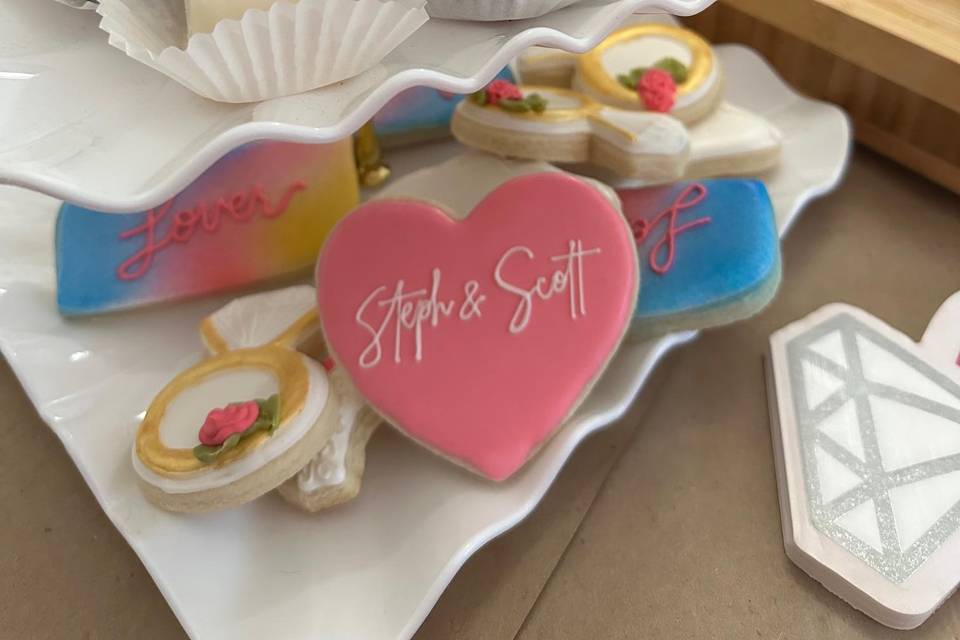Bridal shower sweets