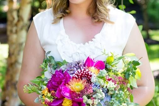 Hot pink arrangements