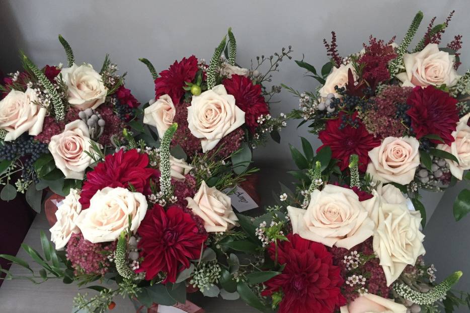 Burgundy Wedding Flowers