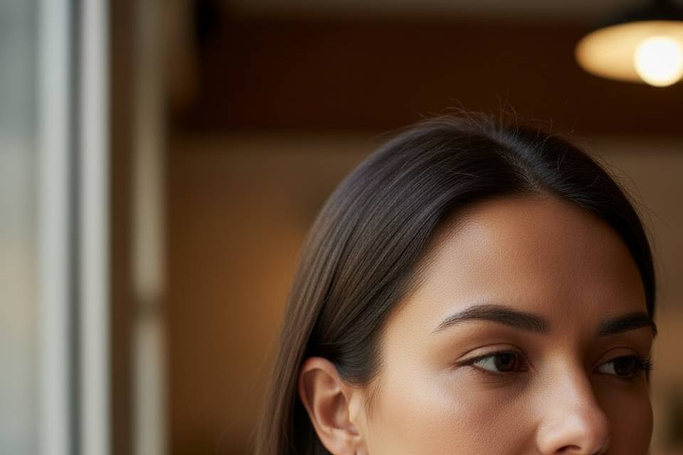Polka dot earring