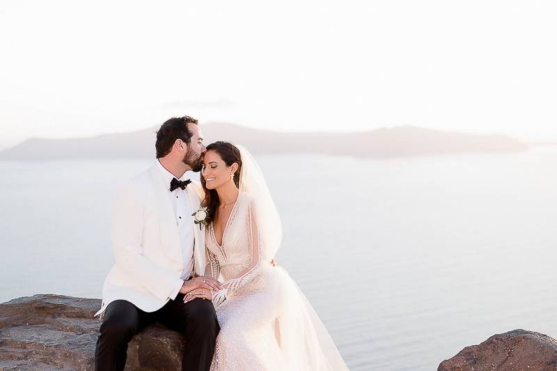 Wedding in Santorini Island