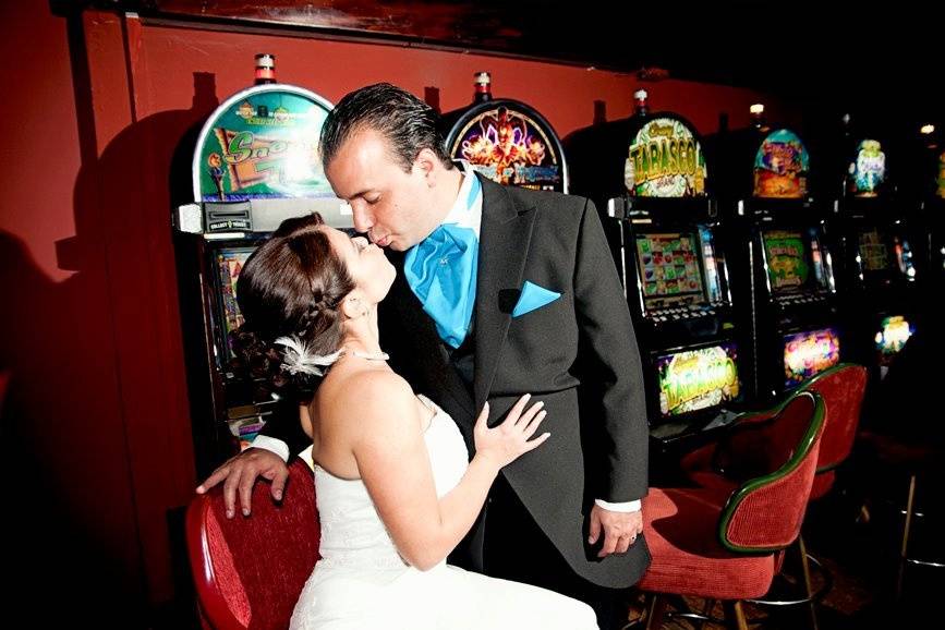 Couple kissing