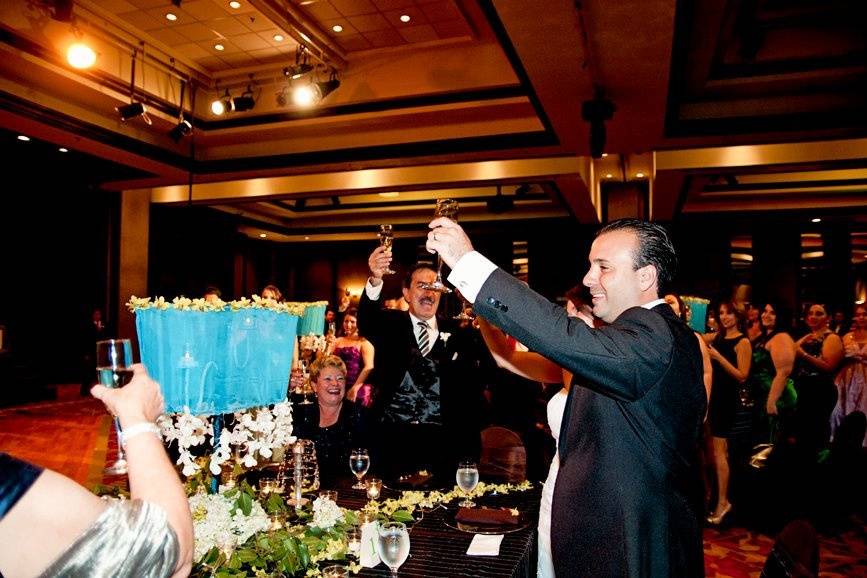 Champagne toast