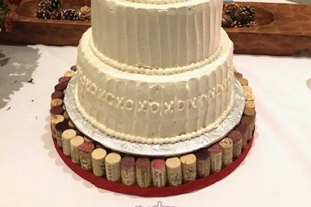 Buttercream and wine corks