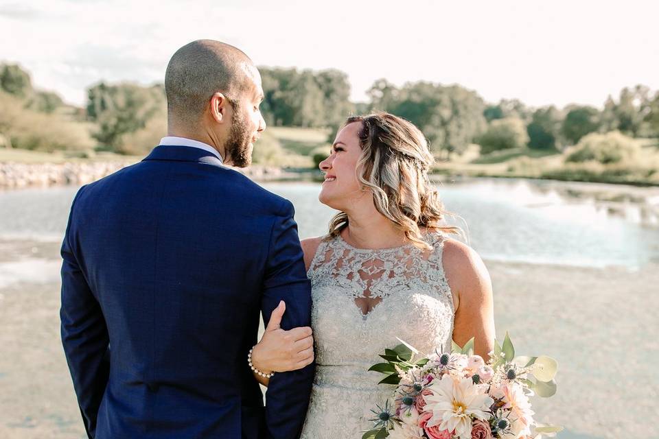 Bride and groom