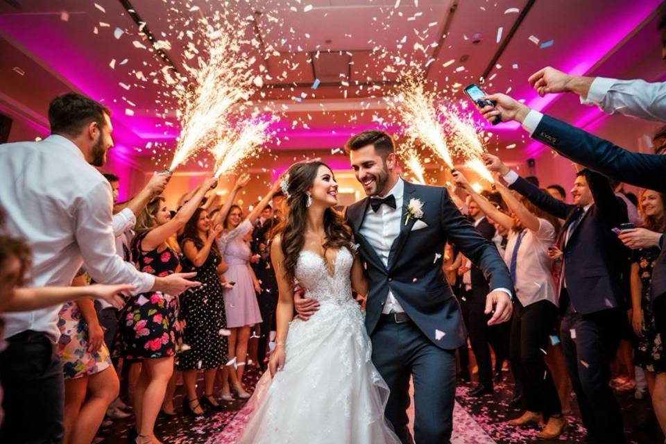 Special effects wedding