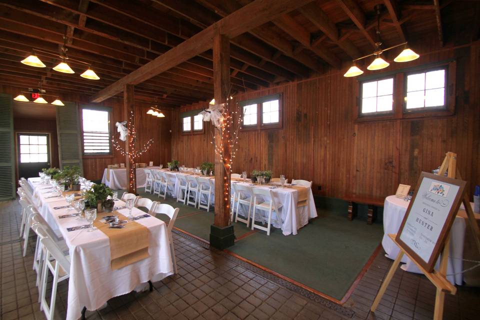 Carriage house reception