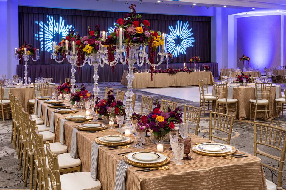 Reception table setup