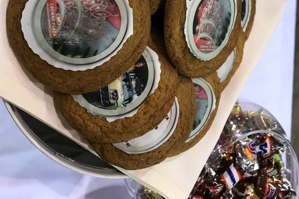 Edible images on cookies