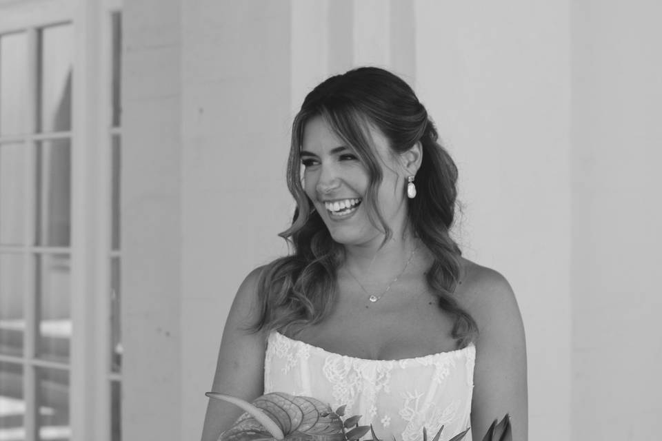 Bridal hair and makeup by Casa