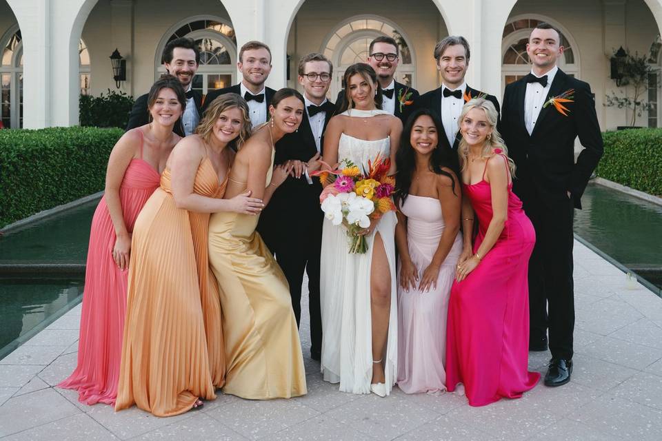 Bridal party hair and MUA
