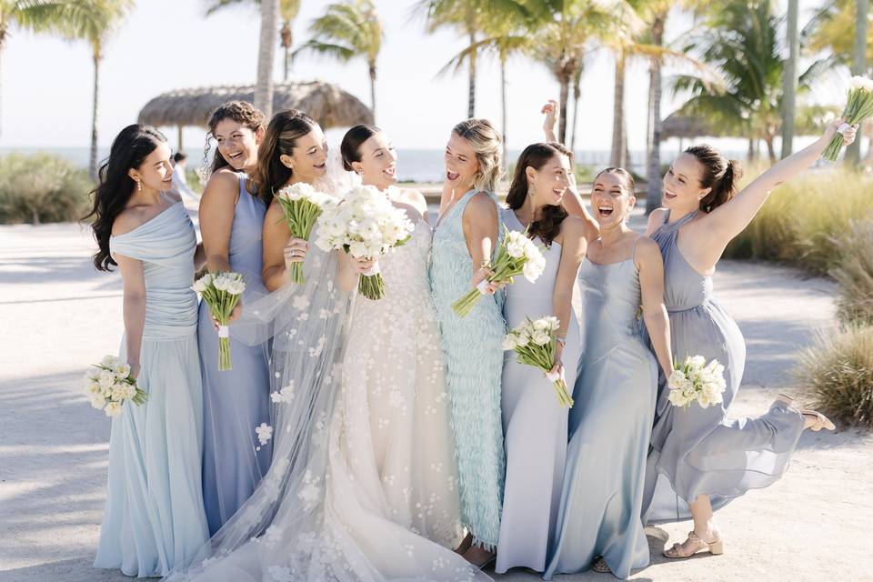 Bridal party hair and MUA