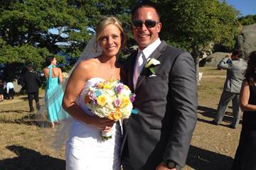 Lisa and Derek at Stage Fort Park in Gloucester