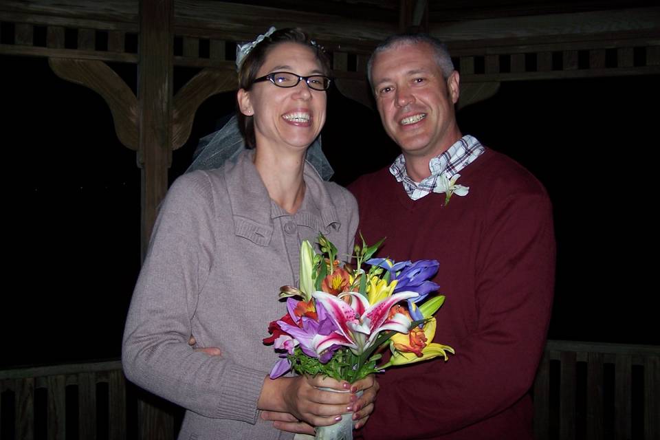 An evening wedding for Stephanie and Bob at Winter Island