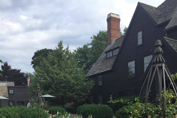 Gardens in bloom at the House of the Seven Gables