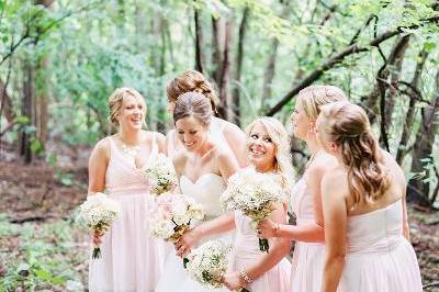 Pink and White Wedding