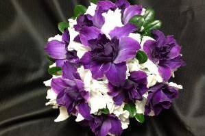 Purple and White Bouquet